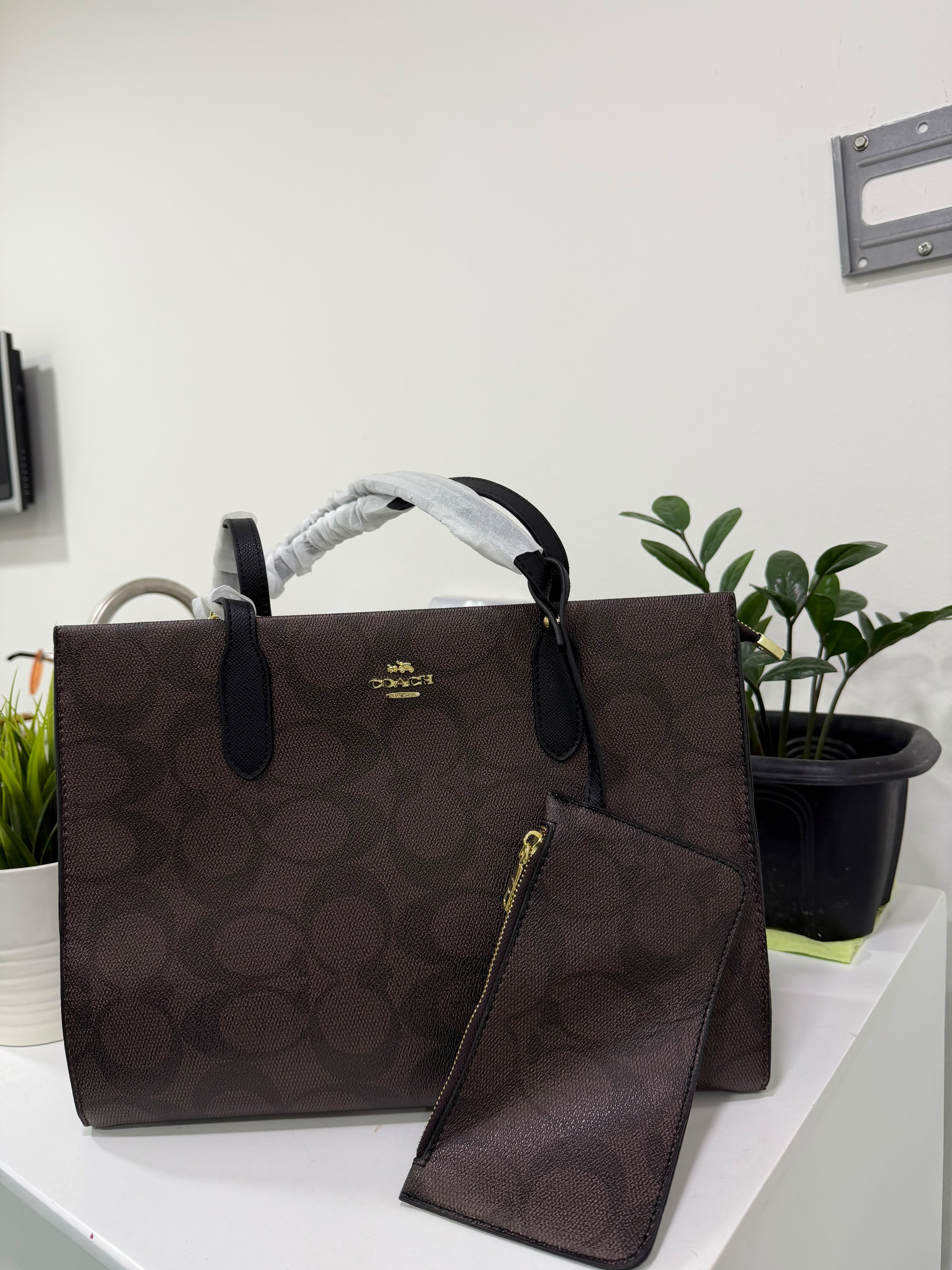 Coach Tote Signature Café Profundo